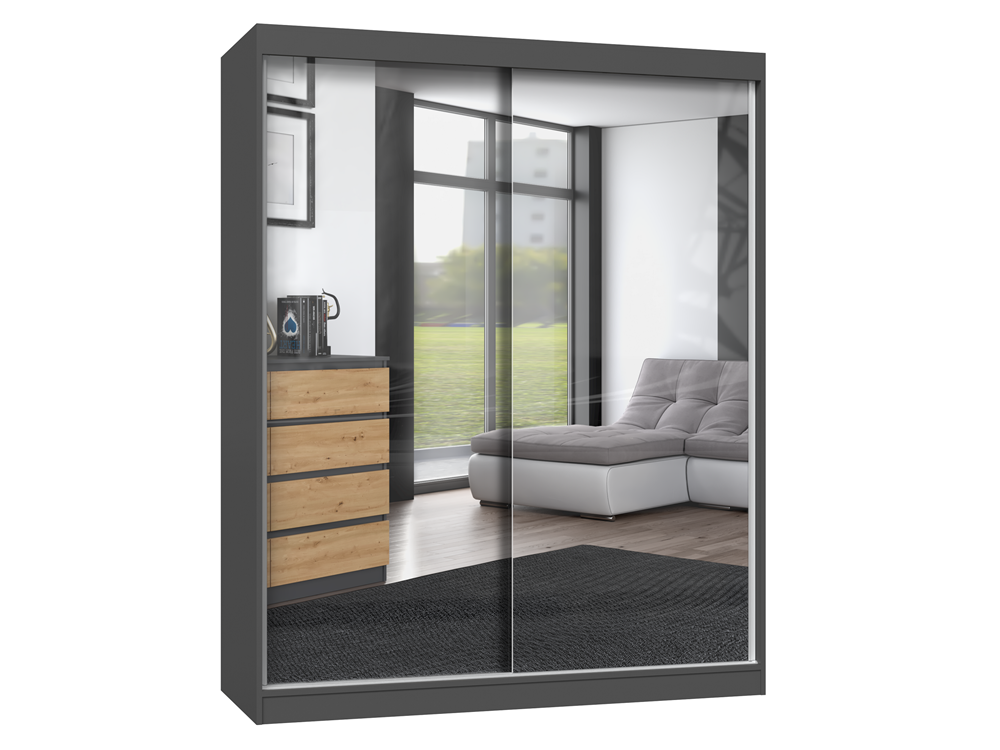 Schrank Iga 160/A ANTHRAZIT ARTISAN
